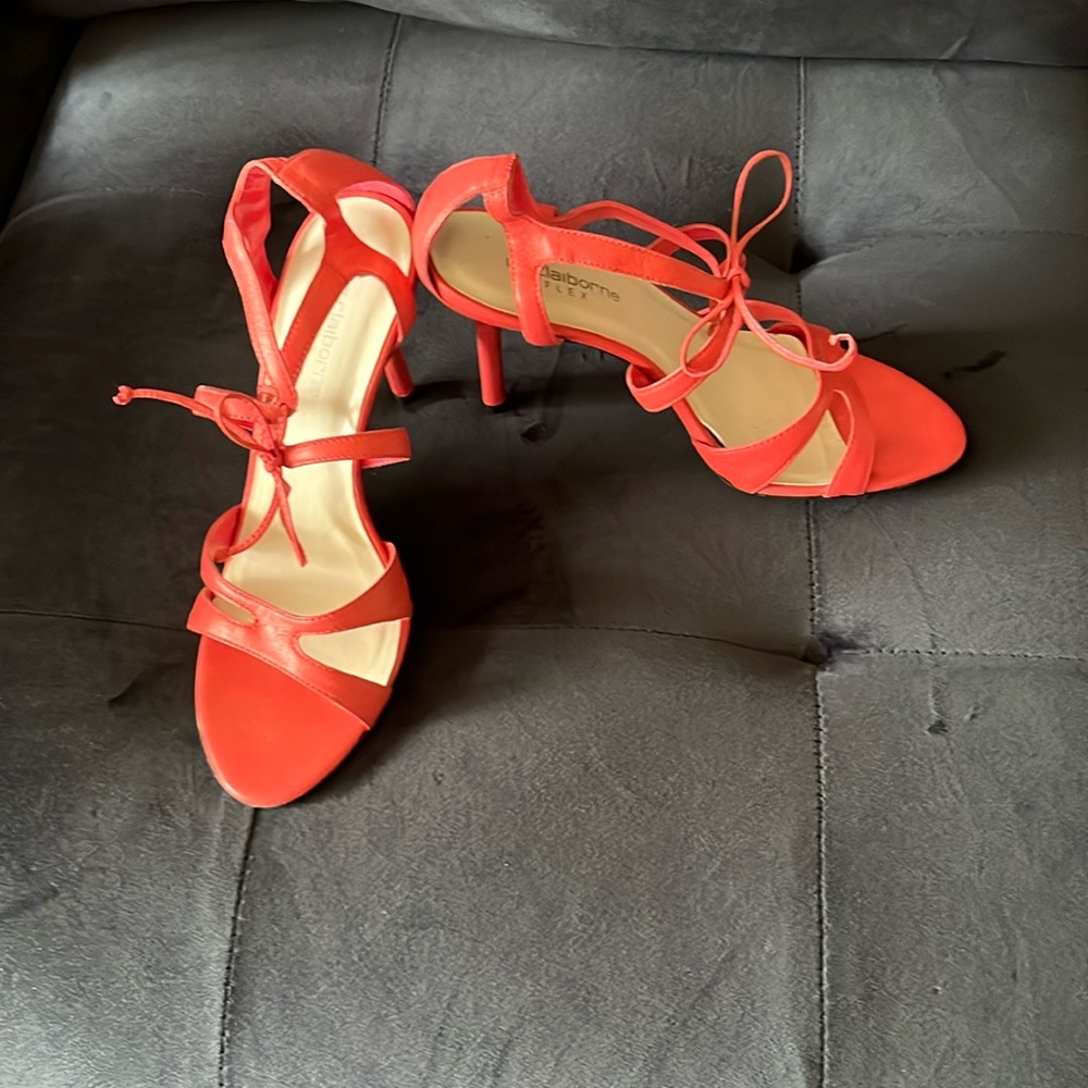 Peach color 3 inch shoe tie